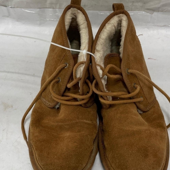 UGG Neumel Chestnut Suede Boots - Men Sz 12 - Picture 1 of 6